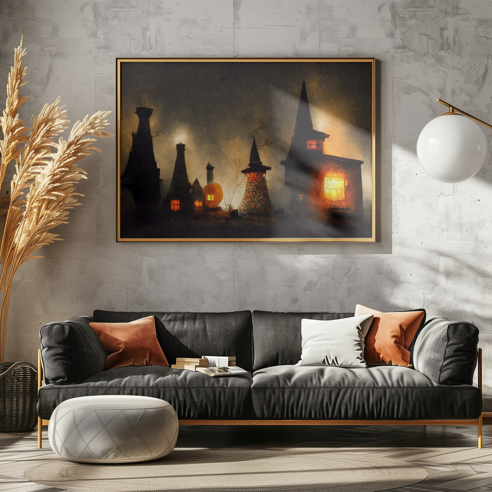 Geisterhafte Leuchtlandschaft | Poster