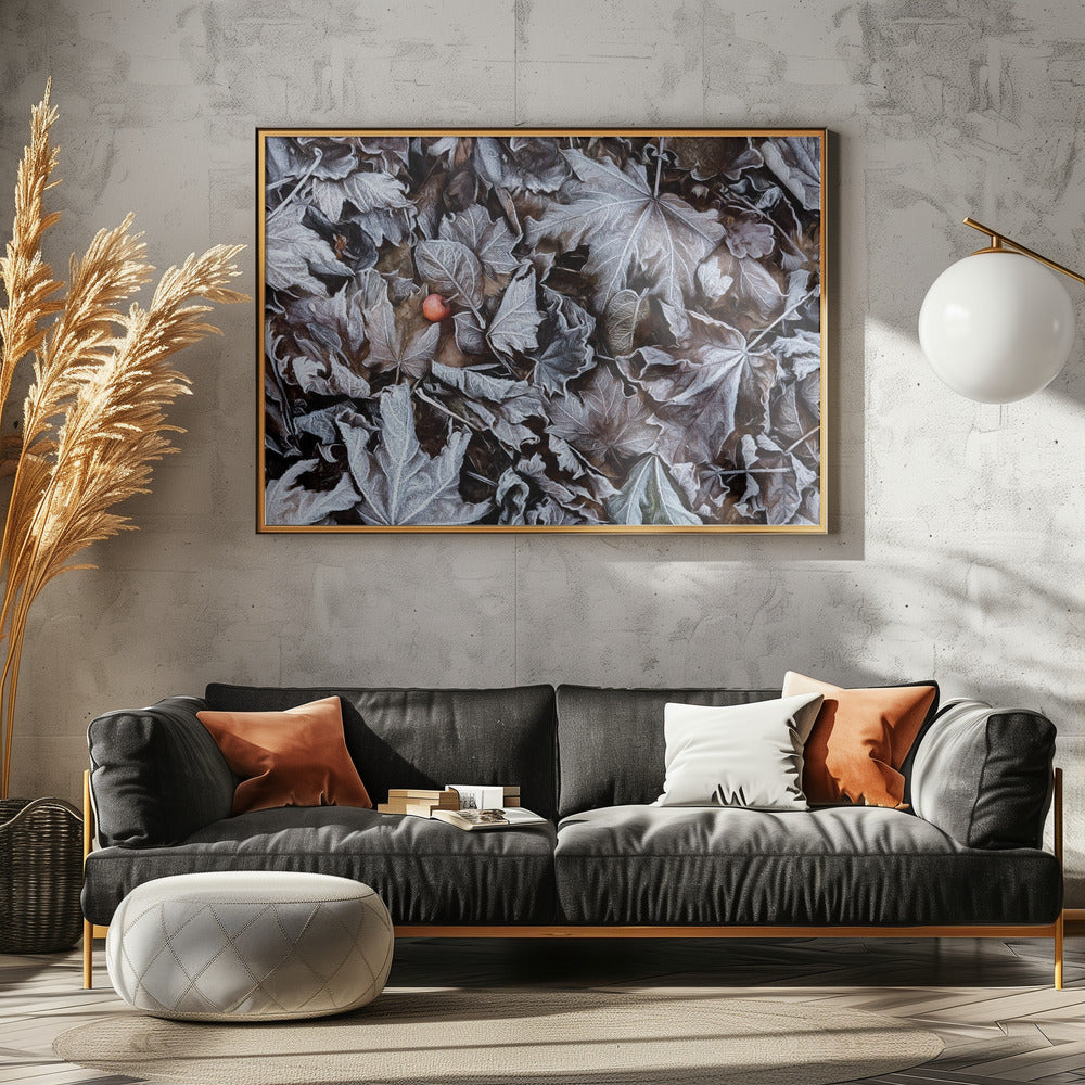 Gefrorene Blätter | Poster