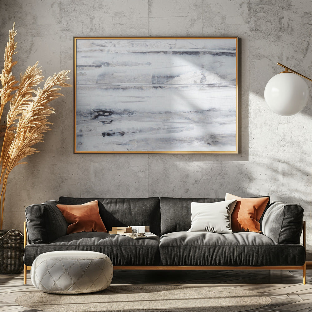 Mischung aus kühlen Tönen und Texturen | Poster