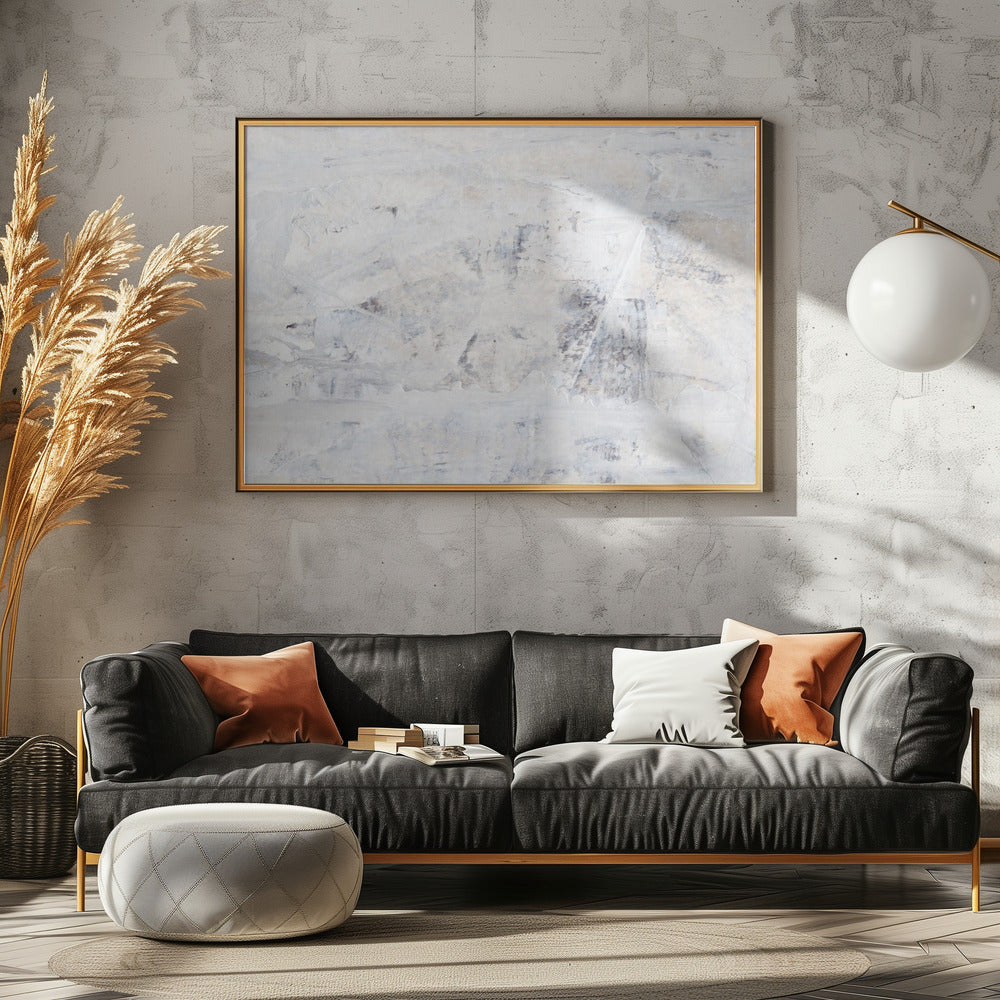 White And Gray Tones | Poster
