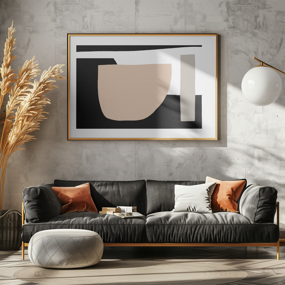Minimale Geometrie | Leinwand