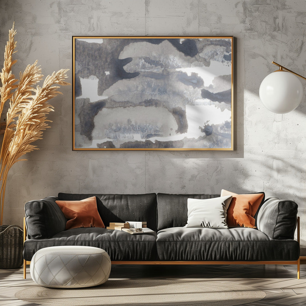 Blend Of Gray And White Tones | Canvas