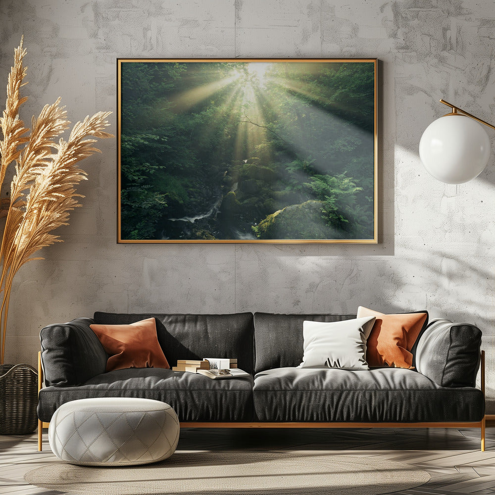 Green Rays | Poster