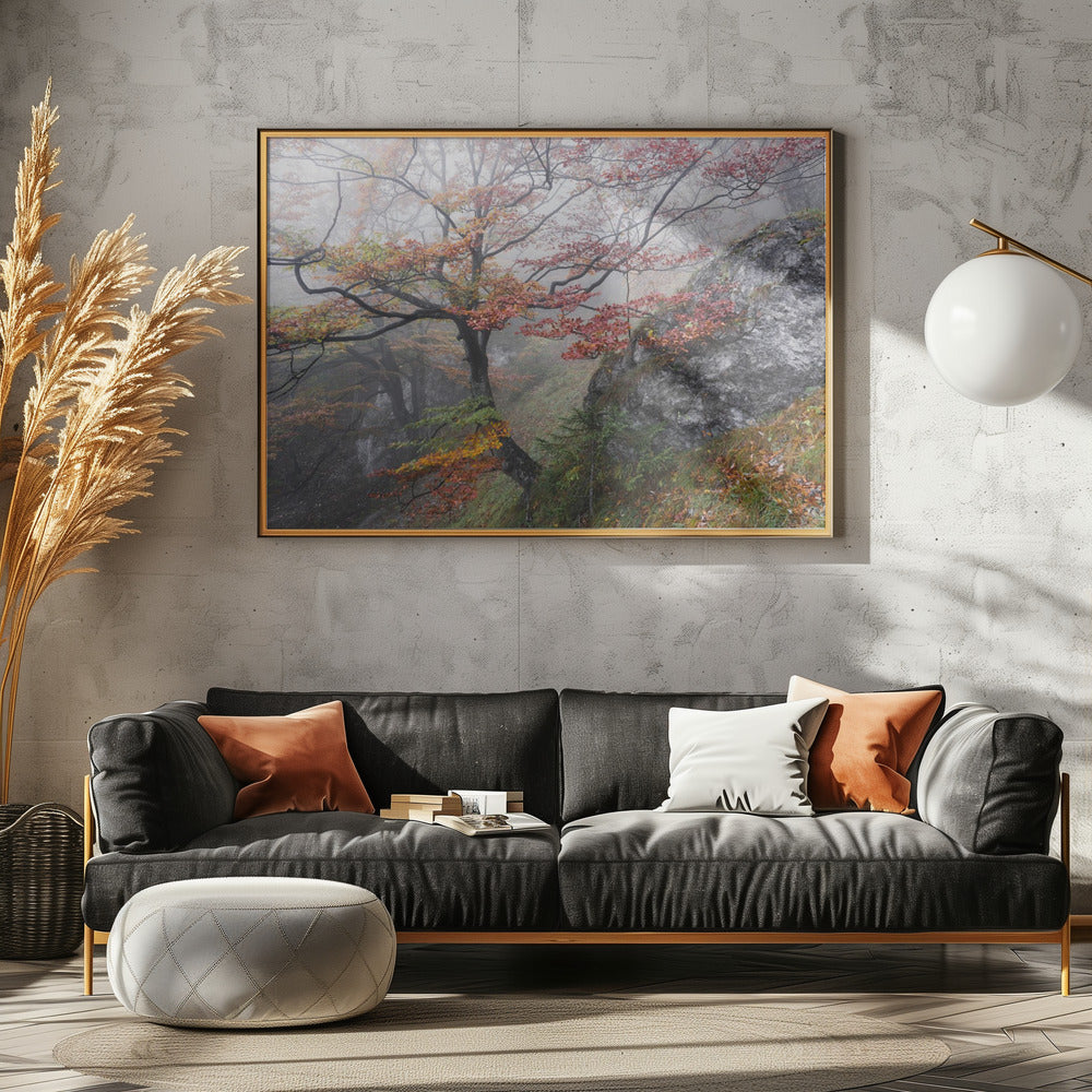 Nebliger Wald | Poster