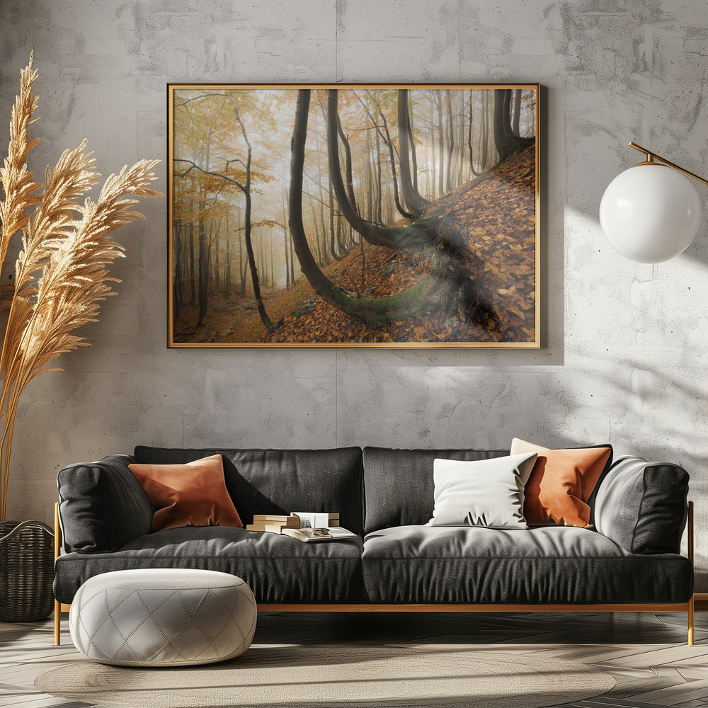 Mystischer Herbstwald | Leinwand