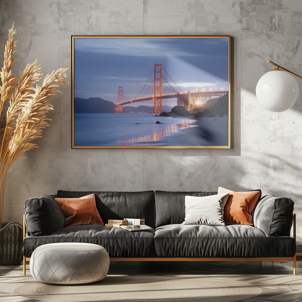Golden Gate Twilight | Poster