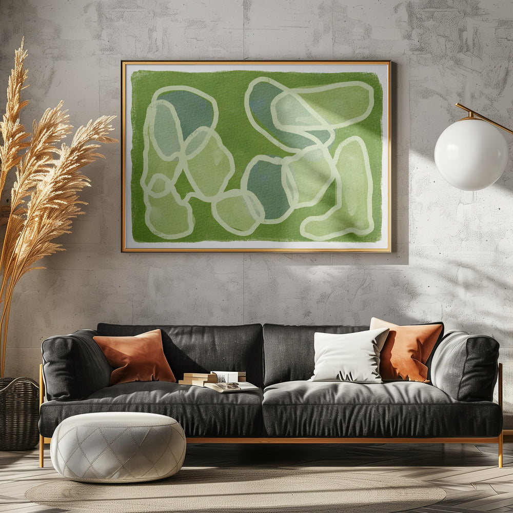 GRÜNE Kreise | Leinwand