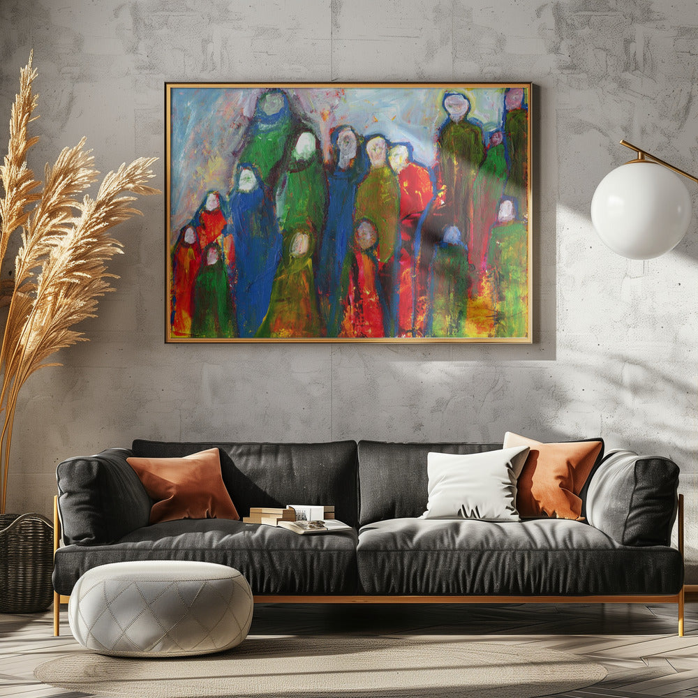 Die Versammlung | Leinwand