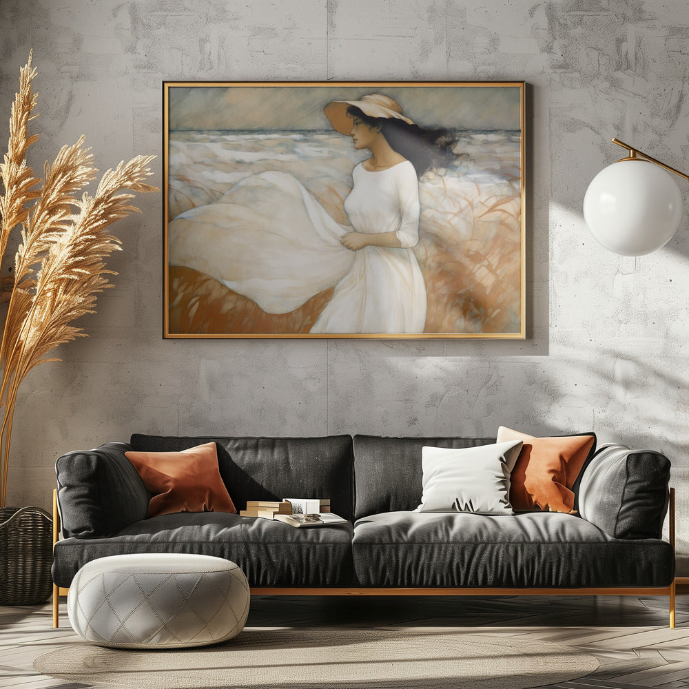 Breezy Shore Stroll | Poster