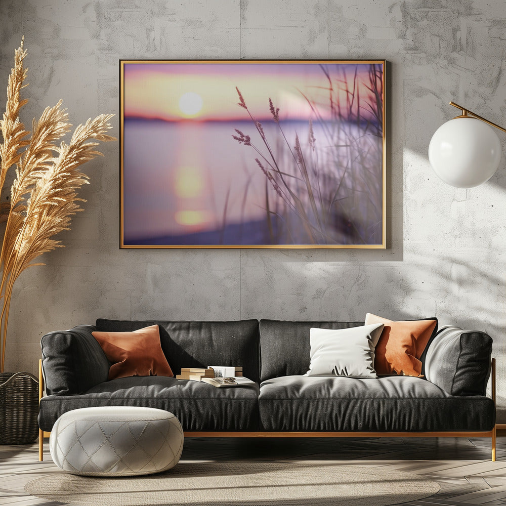 Serene Sunset Glow | Poster