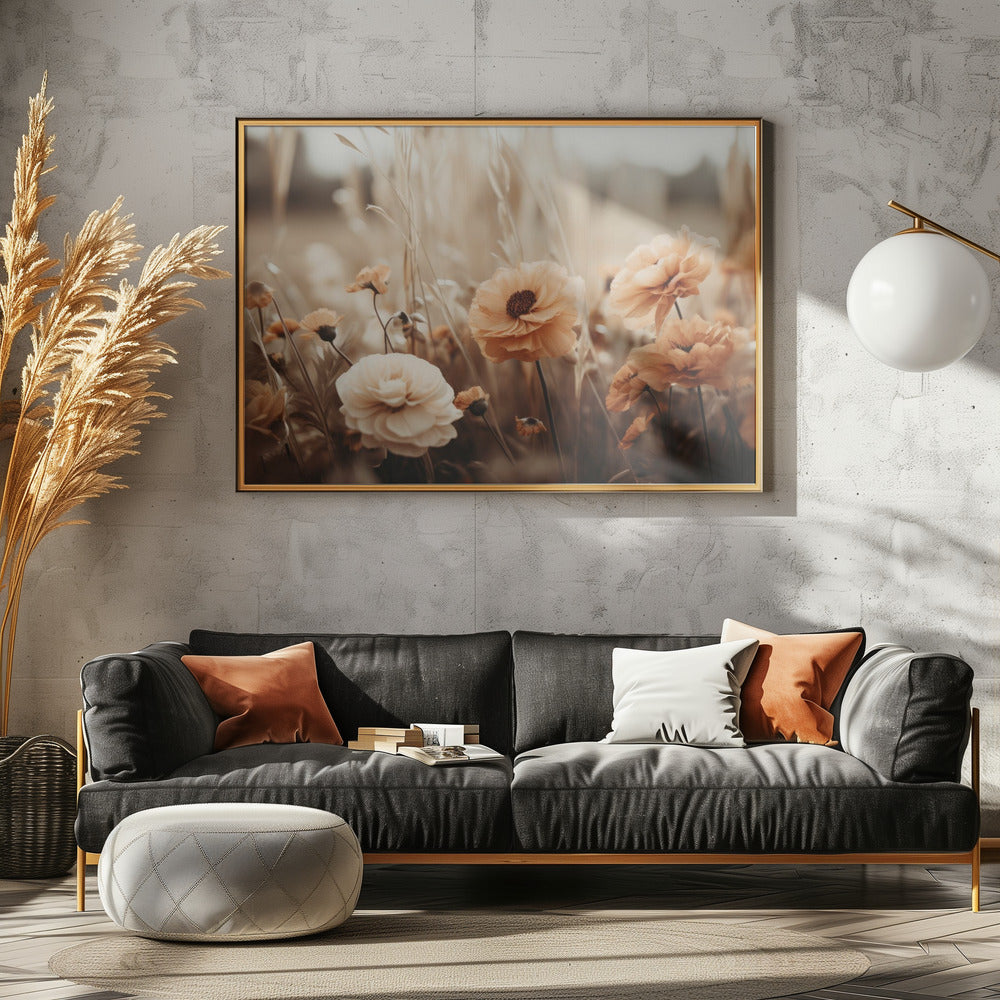 Sepiablüten | Leinwand