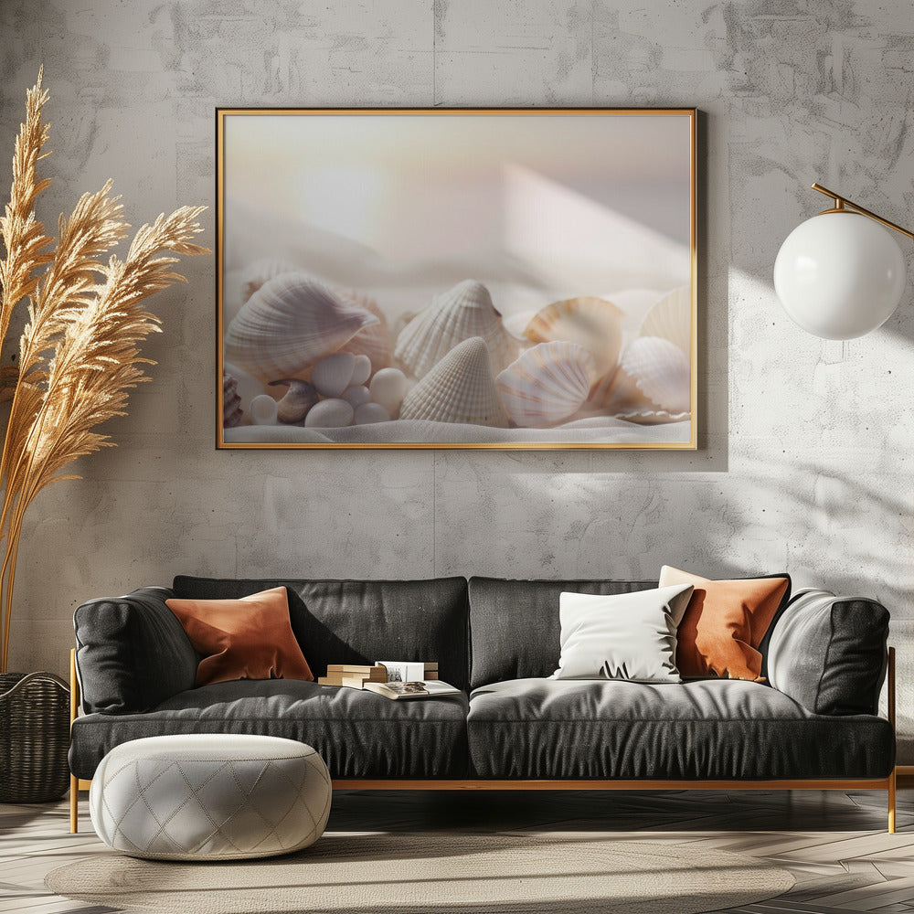 Muschel-Gelassenheit | Poster