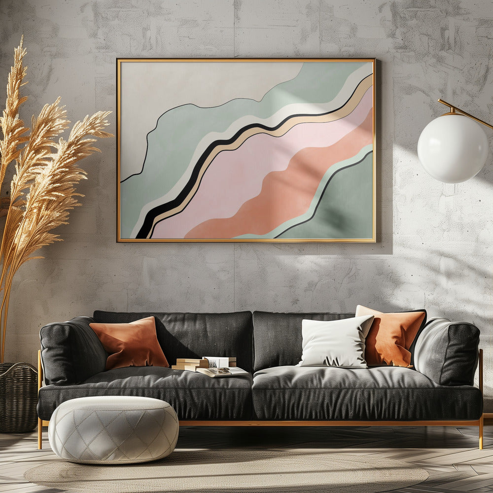Fließende Horizonte | Leinwand