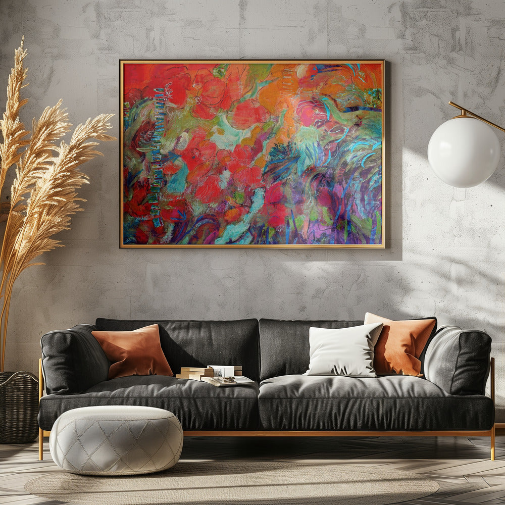 Ausbruch blühenden Lichts | Leinwand