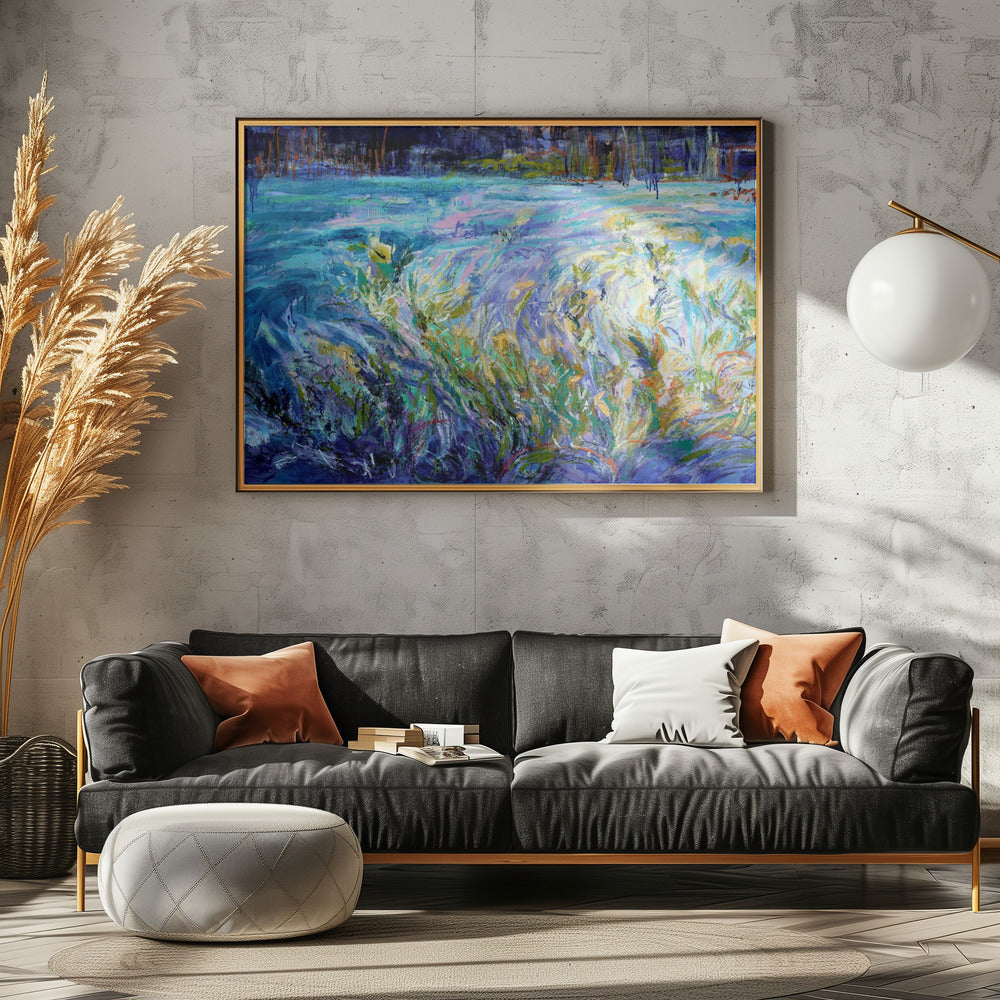 Brillante Blütenlandschaft | Leinwand