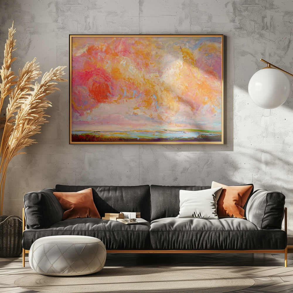 Feurige Himmelslandschaft | Poster