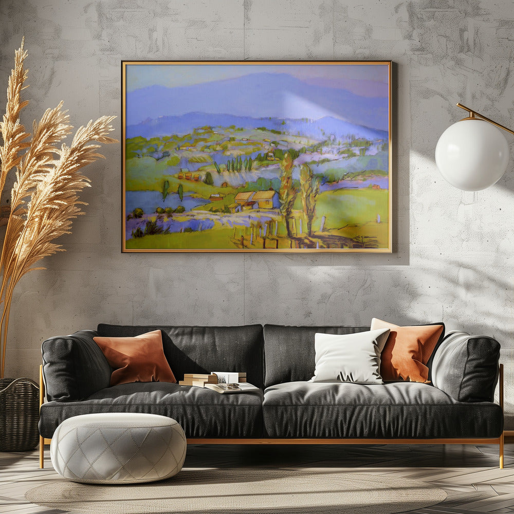 Goldene Tallandschaft | Poster