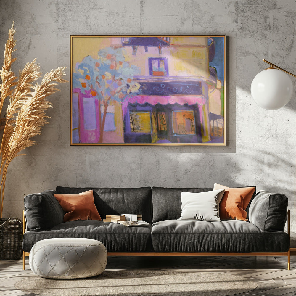 Vibrant Café Scene | Poster