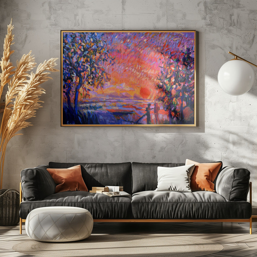 Lebendiges Abendlicht | Poster