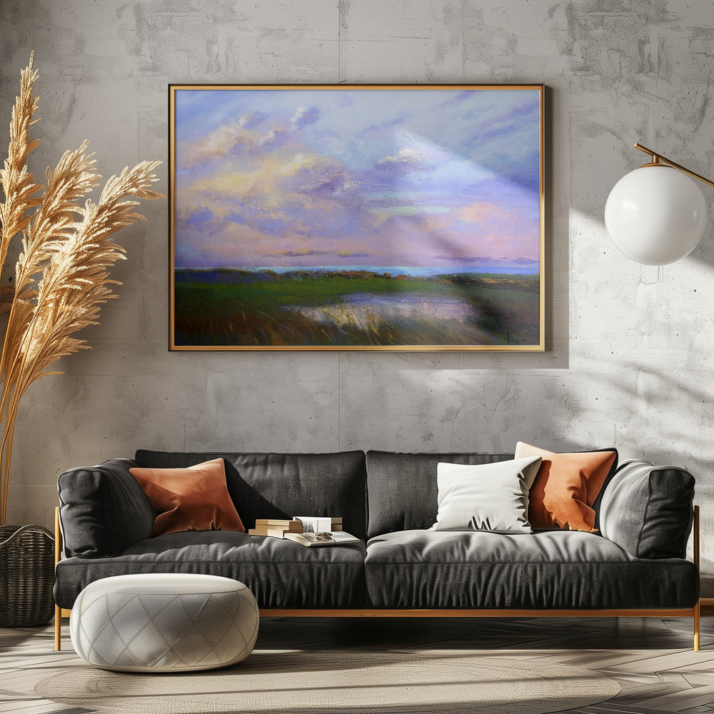 Dämmerungsreflexionen | Leinwand