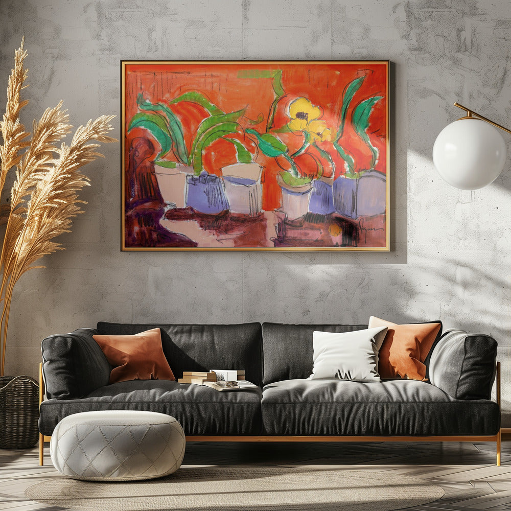 Lebendige Pflanzenharmonie | Poster