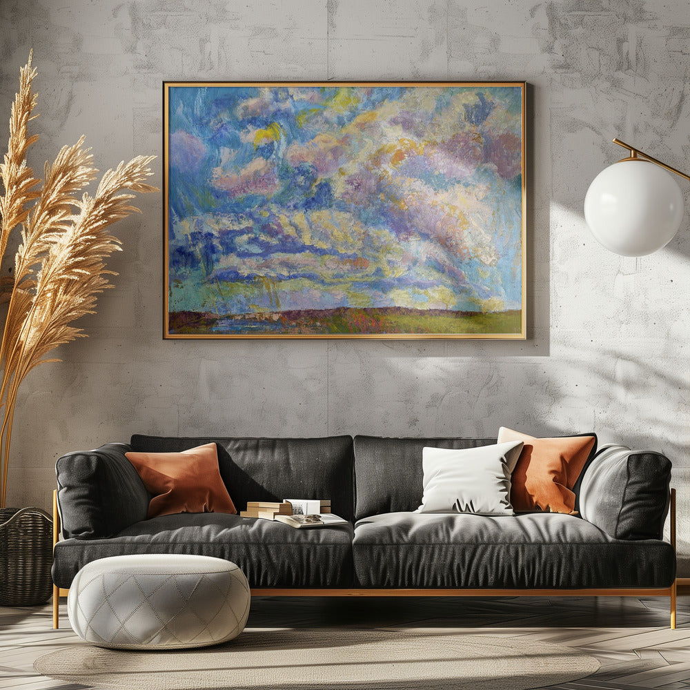 Bunte Himmelsfarbe | Leinwand