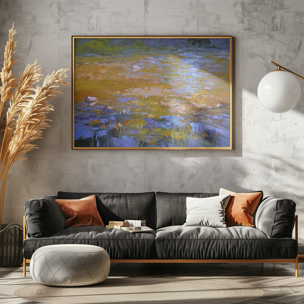 Sonnenbeschienene Reflexionen | Leinwand
