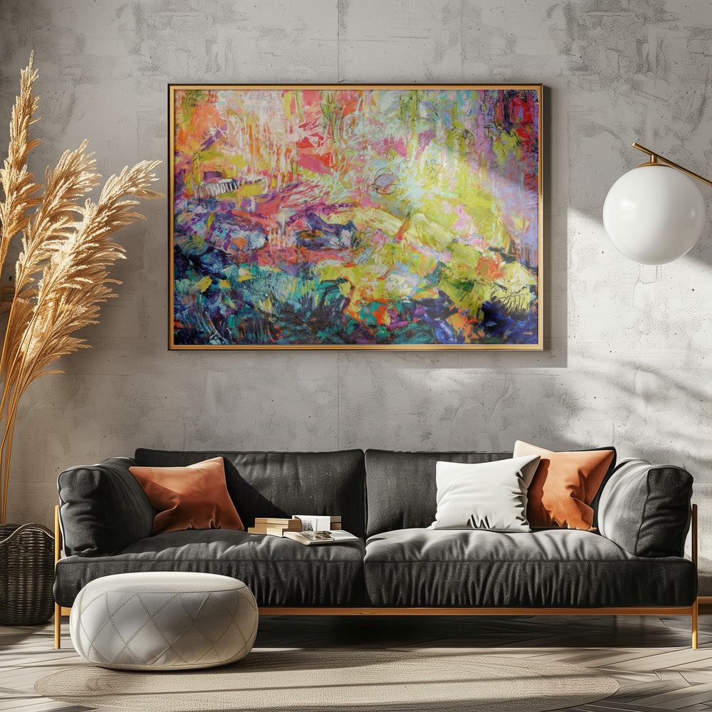 Eine Symphonie farbenfroher Harmonie | Leinwand