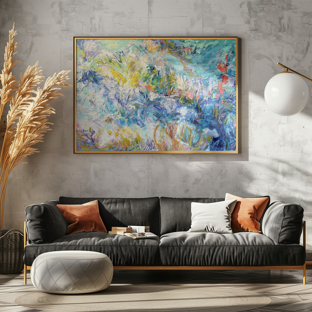 Impressionistisches farbenfrohes Abstraktes | Leinwand