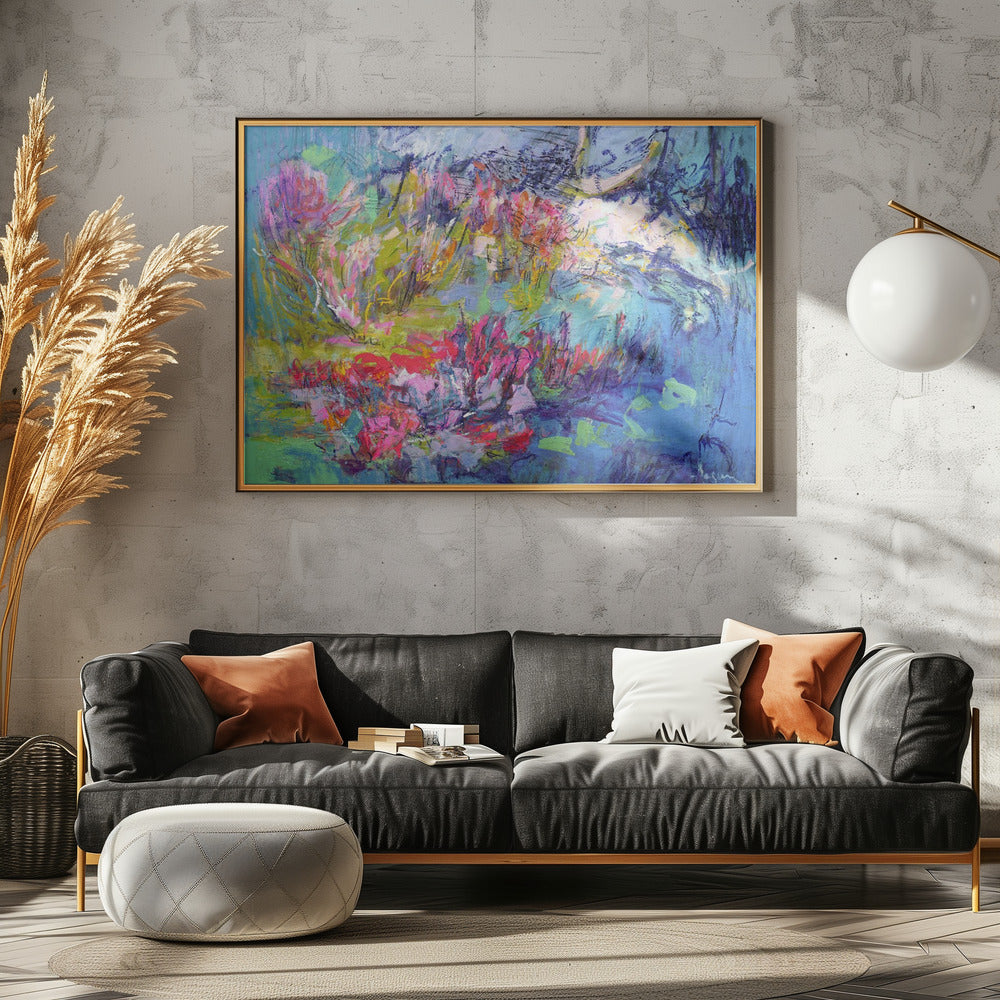 Lebendige Traumlandschaft | Leinwand