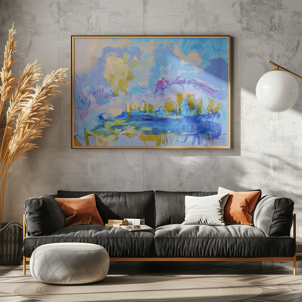 Dreamy Pastel Landscape | Canvas