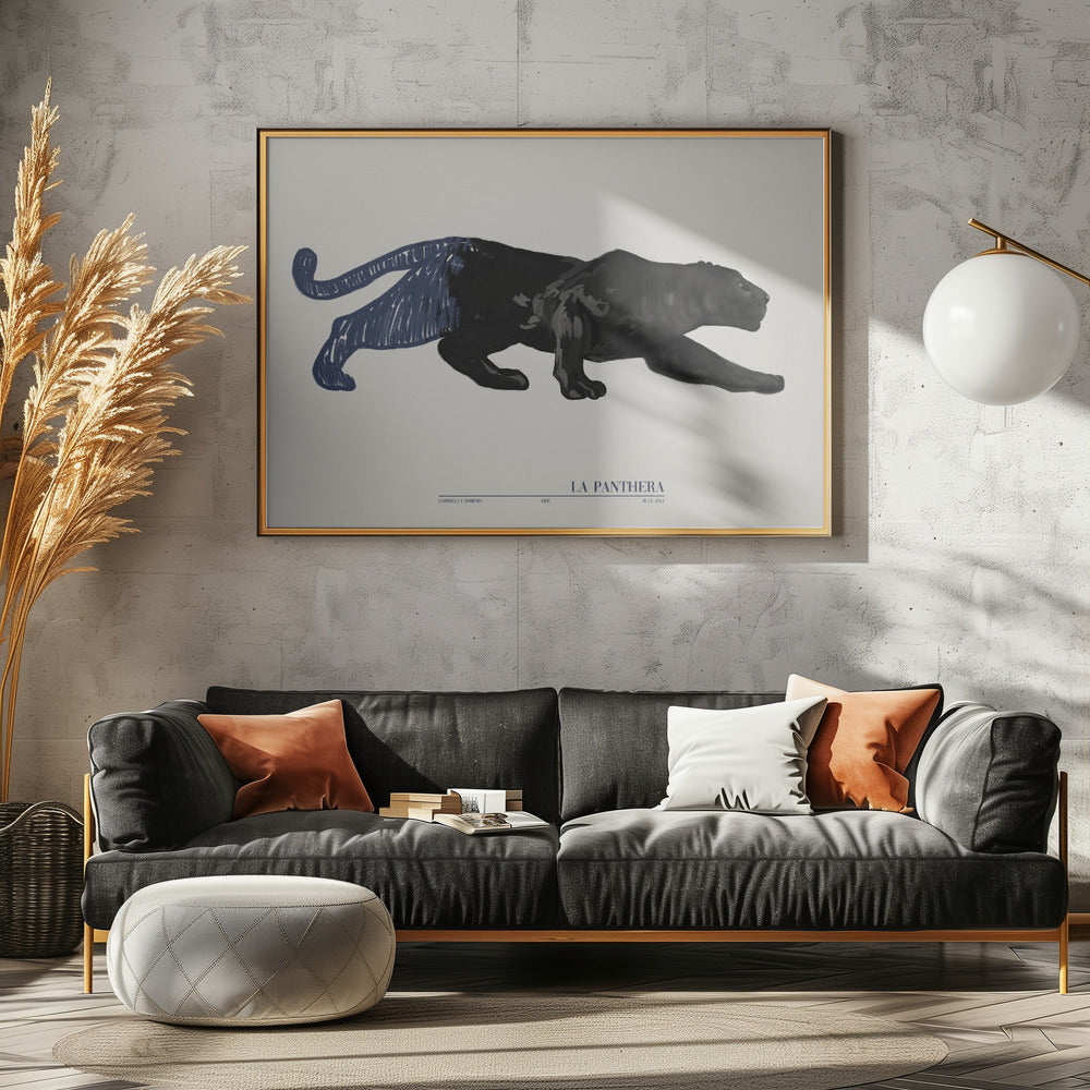 La Panthera (blau) | Poster