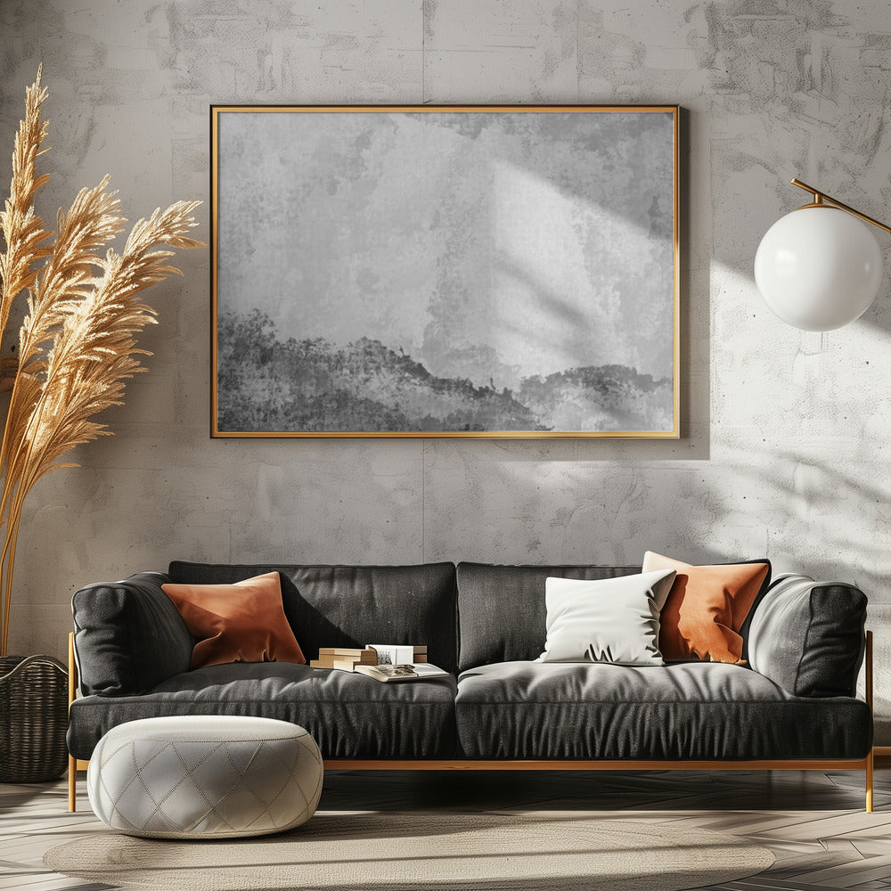 Graustufenberge | Poster