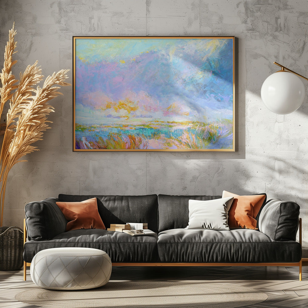Pastell Horizont Glühen | Poster