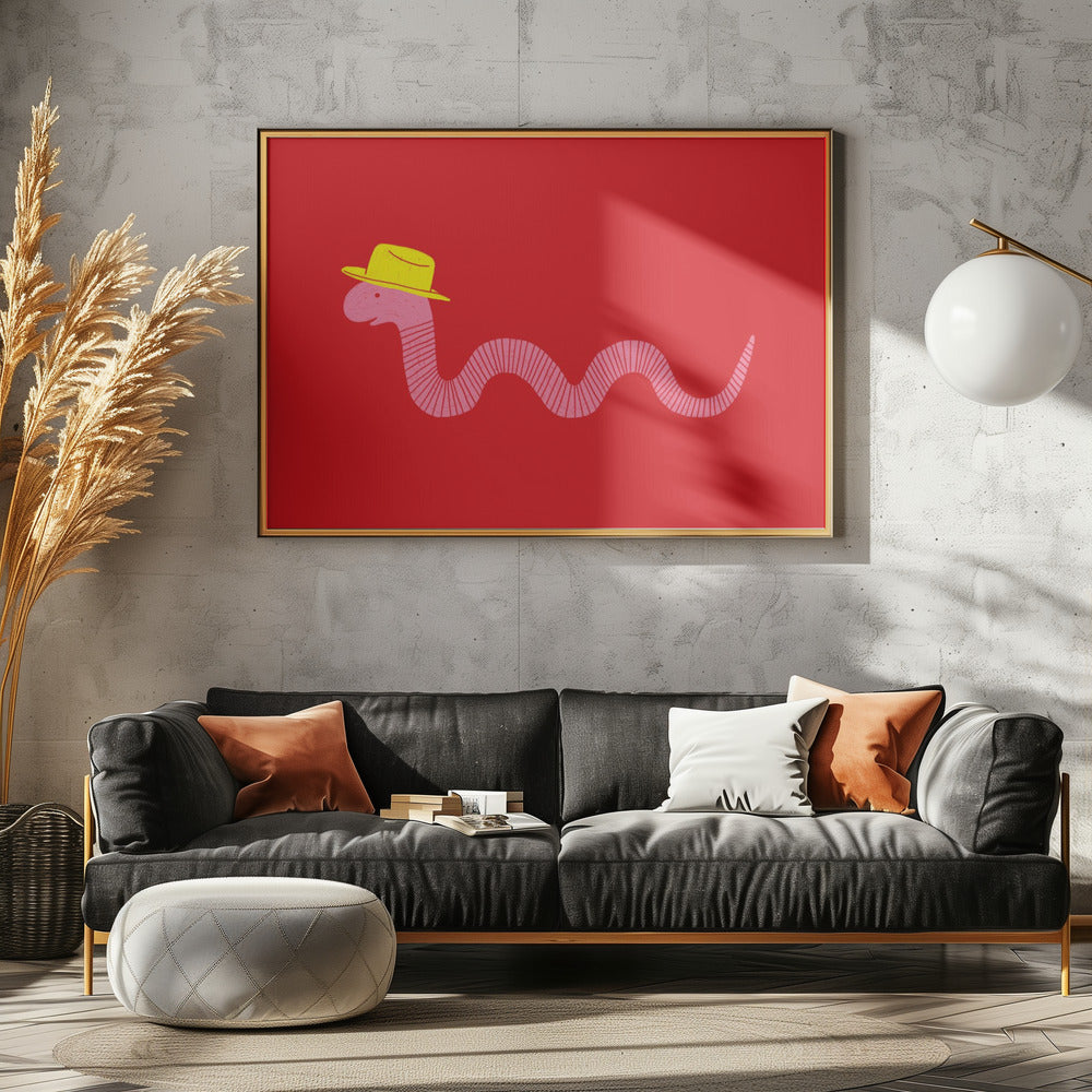 Wackeliger Westlicher Wurm | Poster