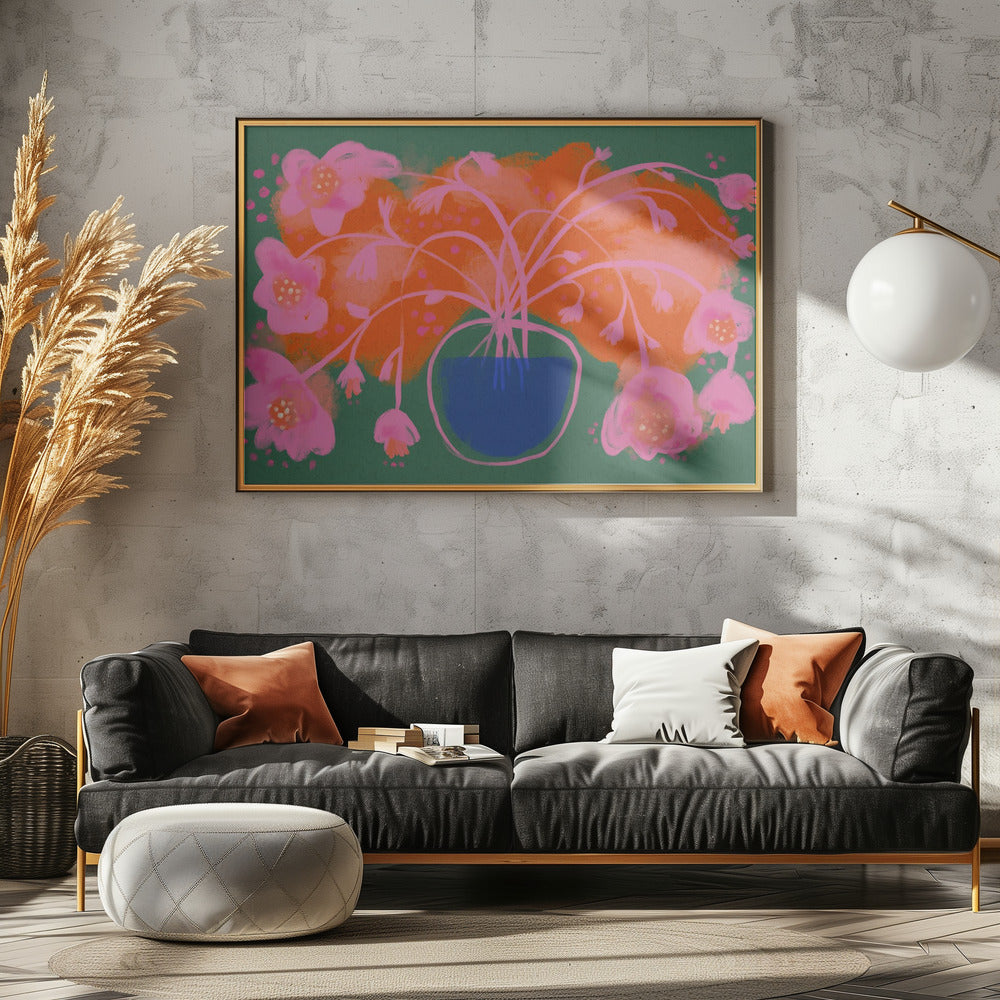 Floral Burst Symphony | Leinwand