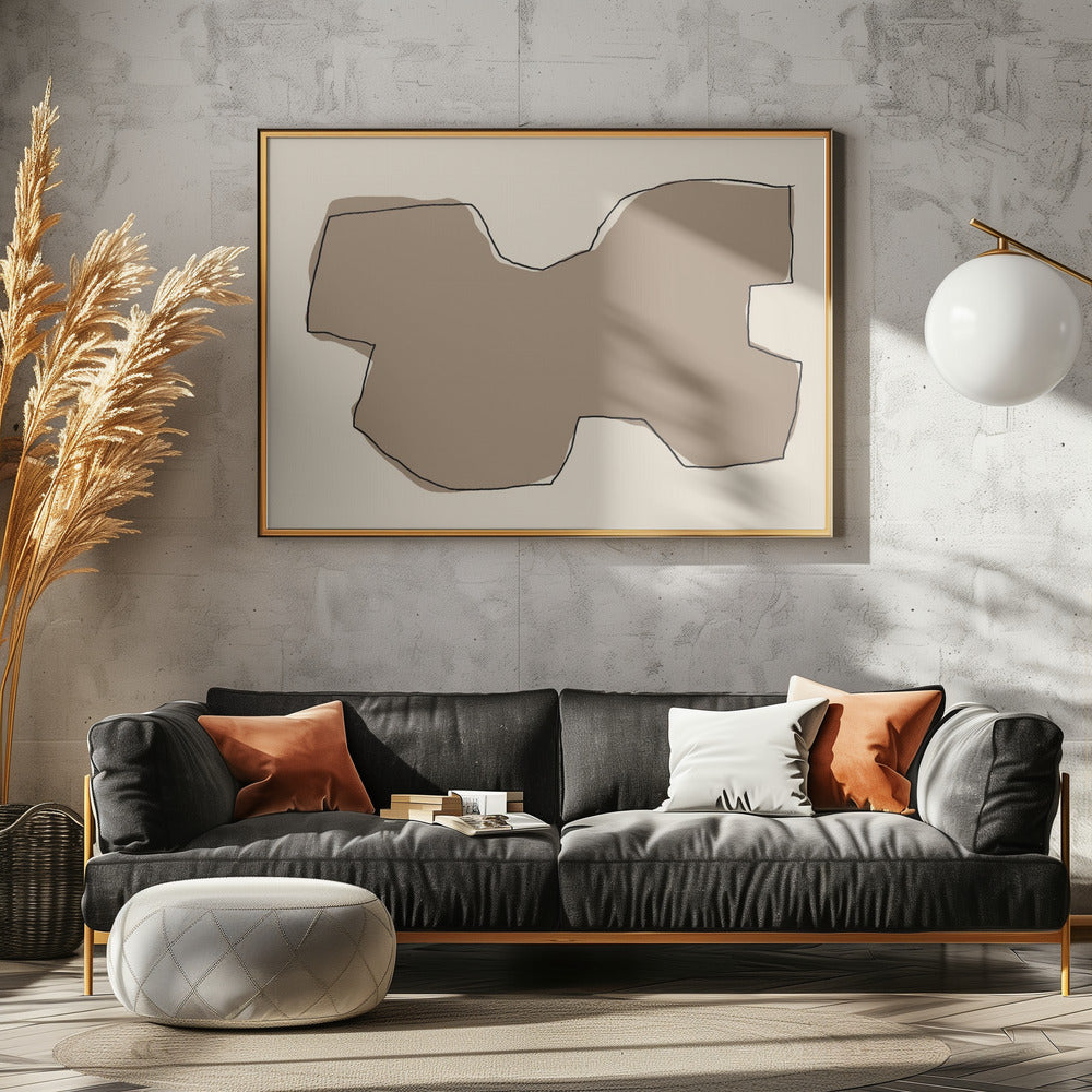 Abstract Sandscape | Canvas
