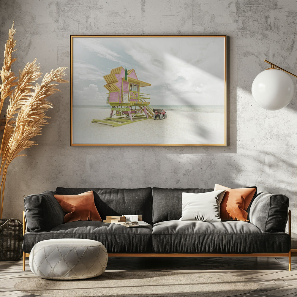MIAMI BEACH Vintage Florida Flair | Canvas