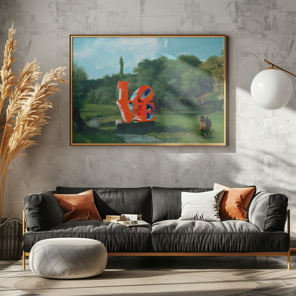 Die gefundene Liebe | Leinwand