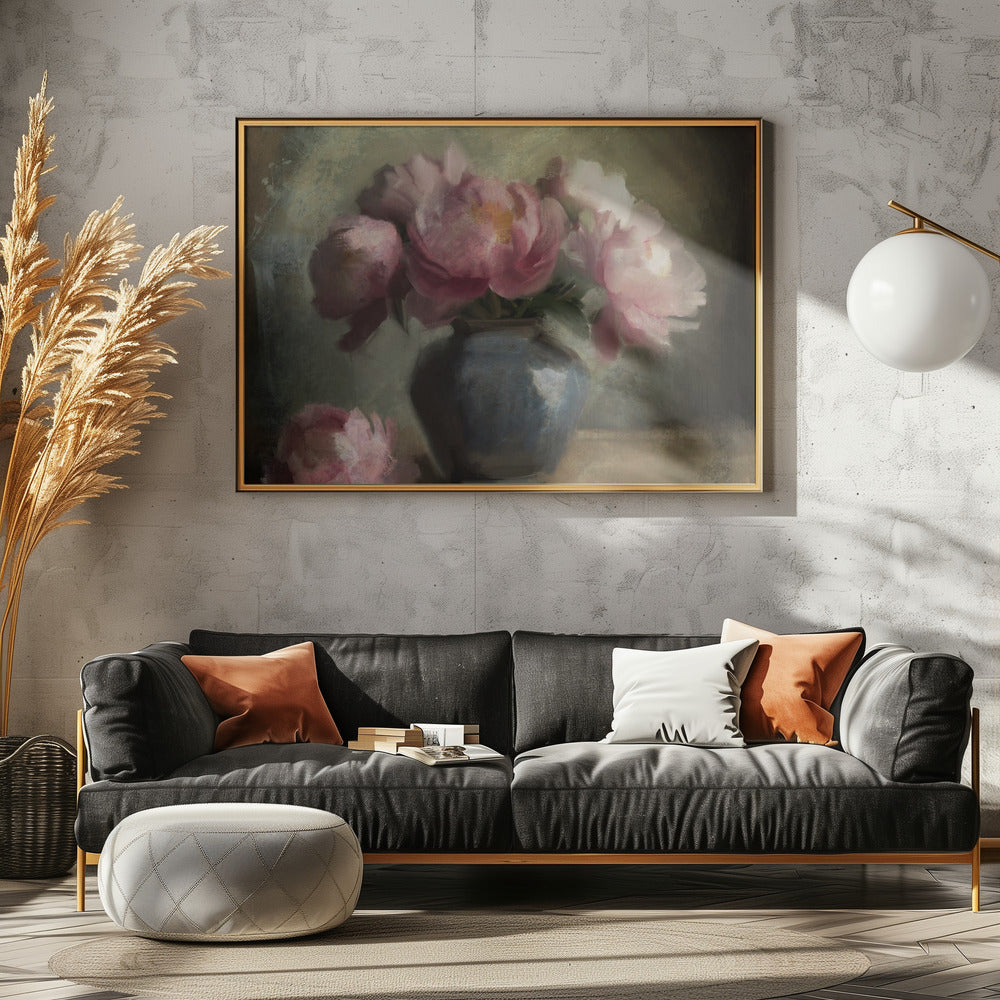 Pivoines En Rose | Poster