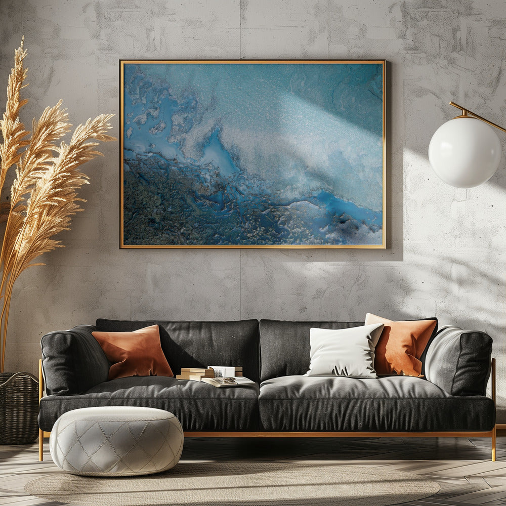 Soft Blue - Cyan Waters | Poster