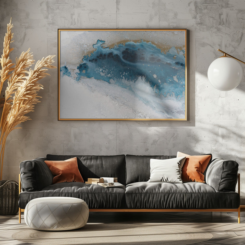 Coastal palette - Royal Glow | Poster