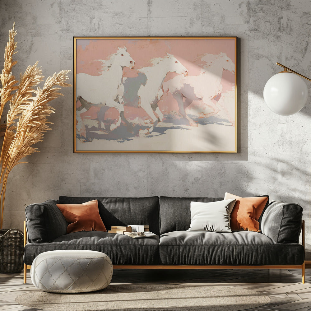 Galoppierende Geister | Leinwand