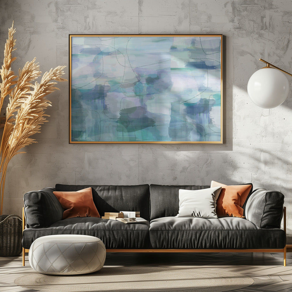 Aquarelle Blues 2 | Leinwand