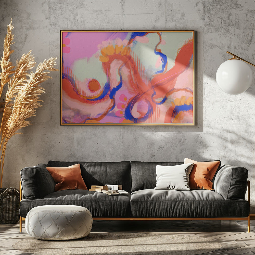 Wunderliche Wellenlandschaft | Leinwand