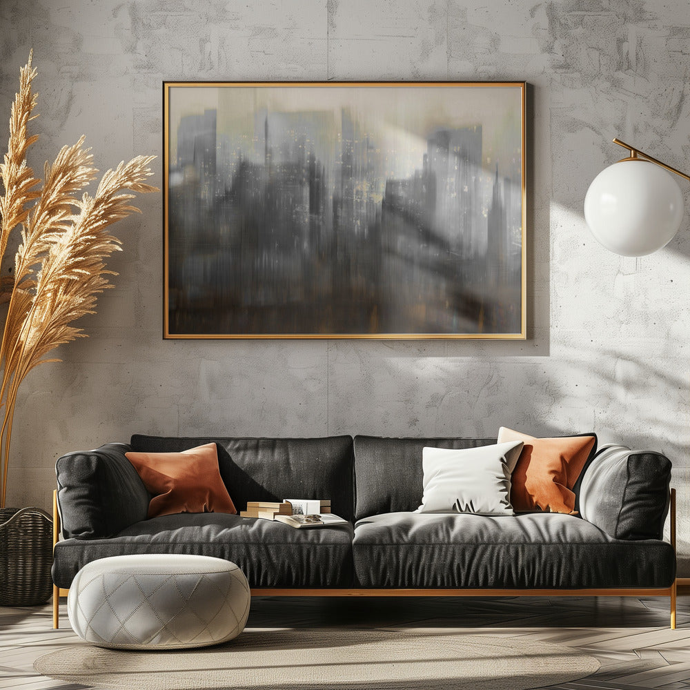 Night Sky City | Canvas