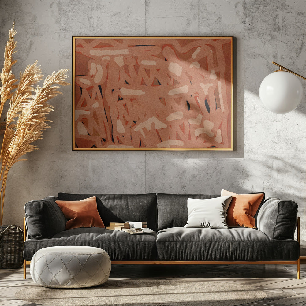 Braun abstrakt | Leinwand