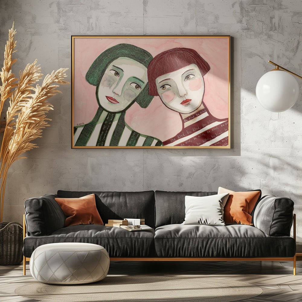 Beste Freunde | Leinwand