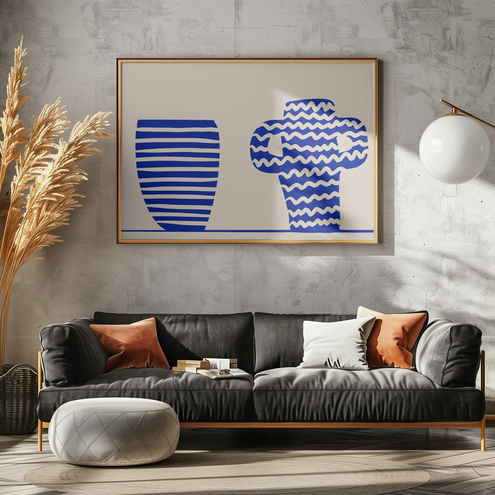 Blaue Vasen | Poster
