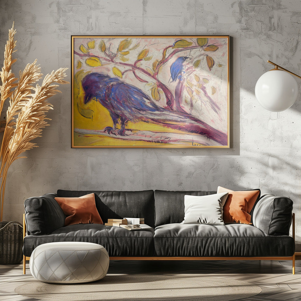 Radiant Raven's Horizon | Canvas